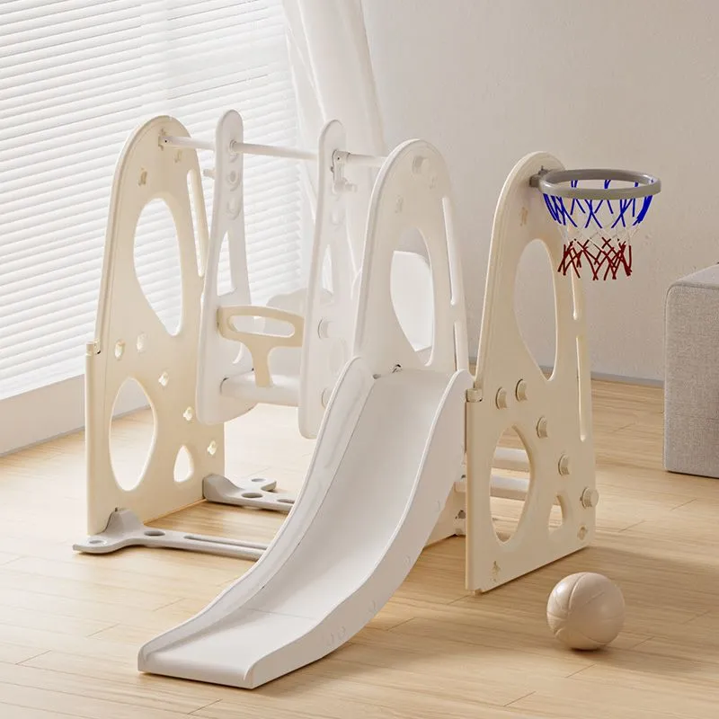 Mazu bērnu slidkalniņu un šūpuļu komplekts 4 vienā