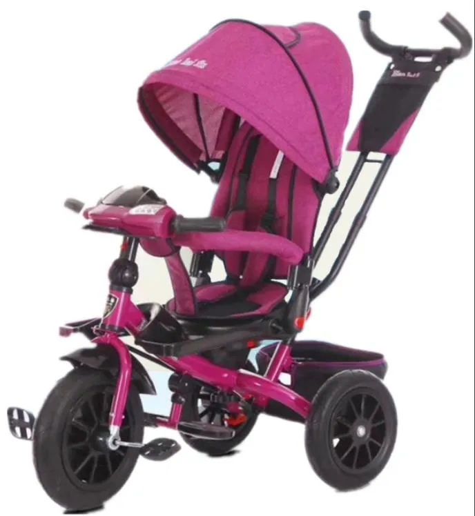 Bērnu trīsriteņu ratiņi daudzfunkcionāli
